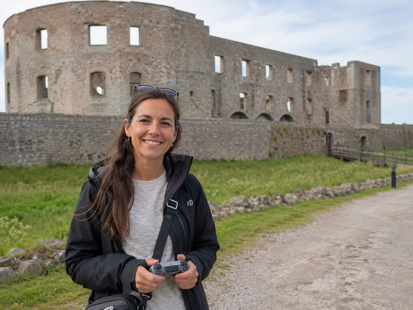 Rebecca vill flyga drönare vid Borgholms slott